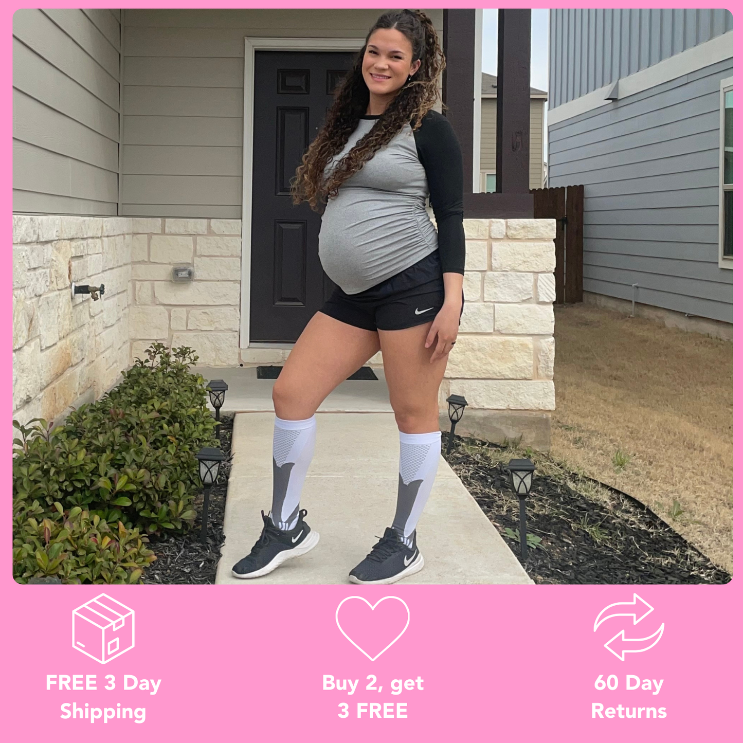 Pregnancy Compression Socks (Bundle)
